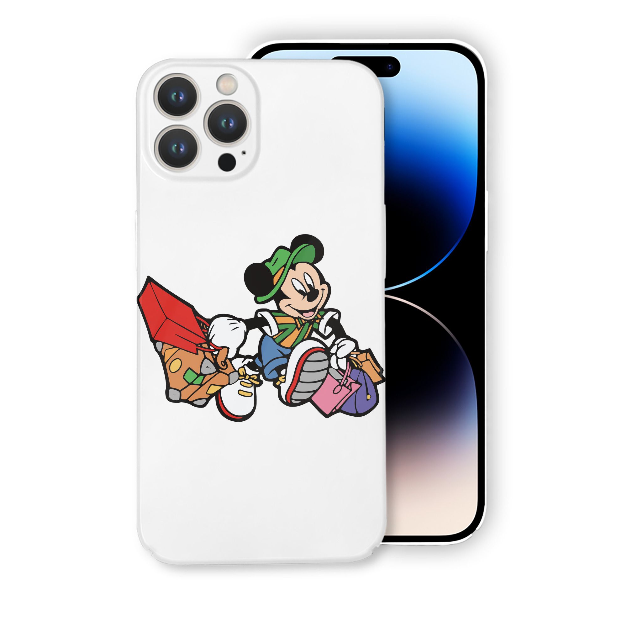 （画像用） ミッキーマウス Mickey Mouse 【iPhone 14シリーズ対応】ハードケース